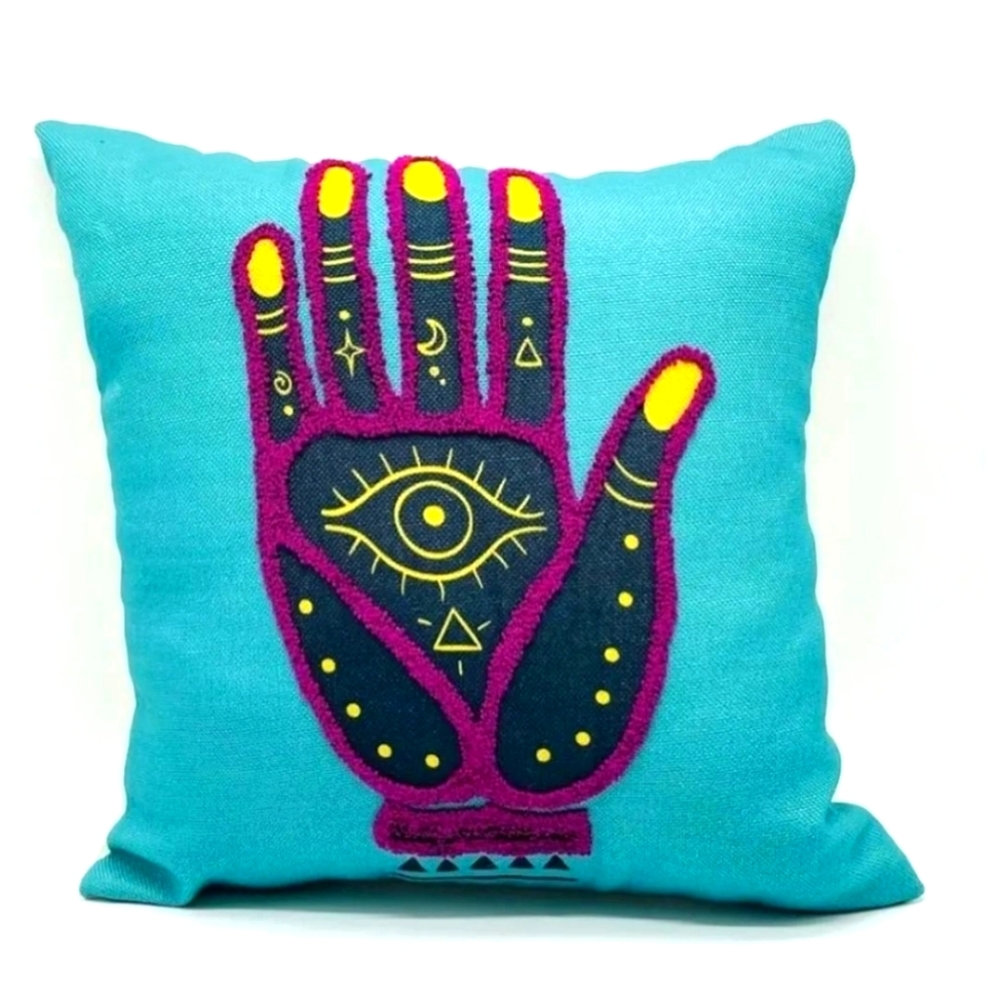 Hamsa Hand Pillow